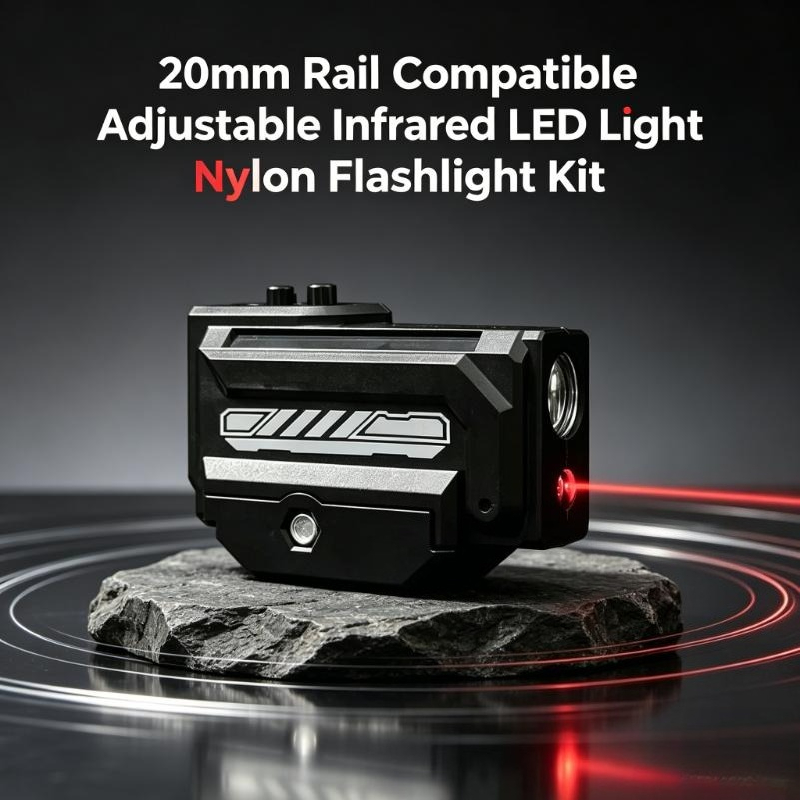 Hunting Outdoor Game - 2026 Verstelbare LED Infrarood Zaklamp Nylon