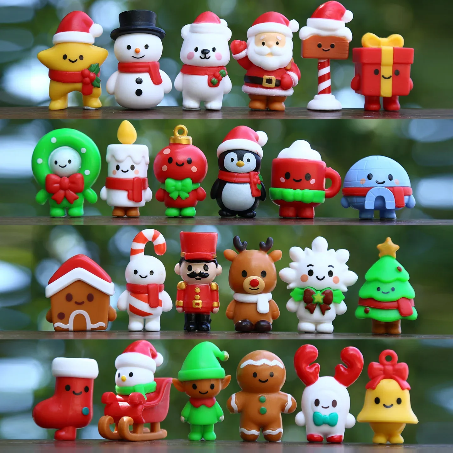 24 stuks Mini Kerst Actiefigur - Elk Bugle Call recensie en prijs