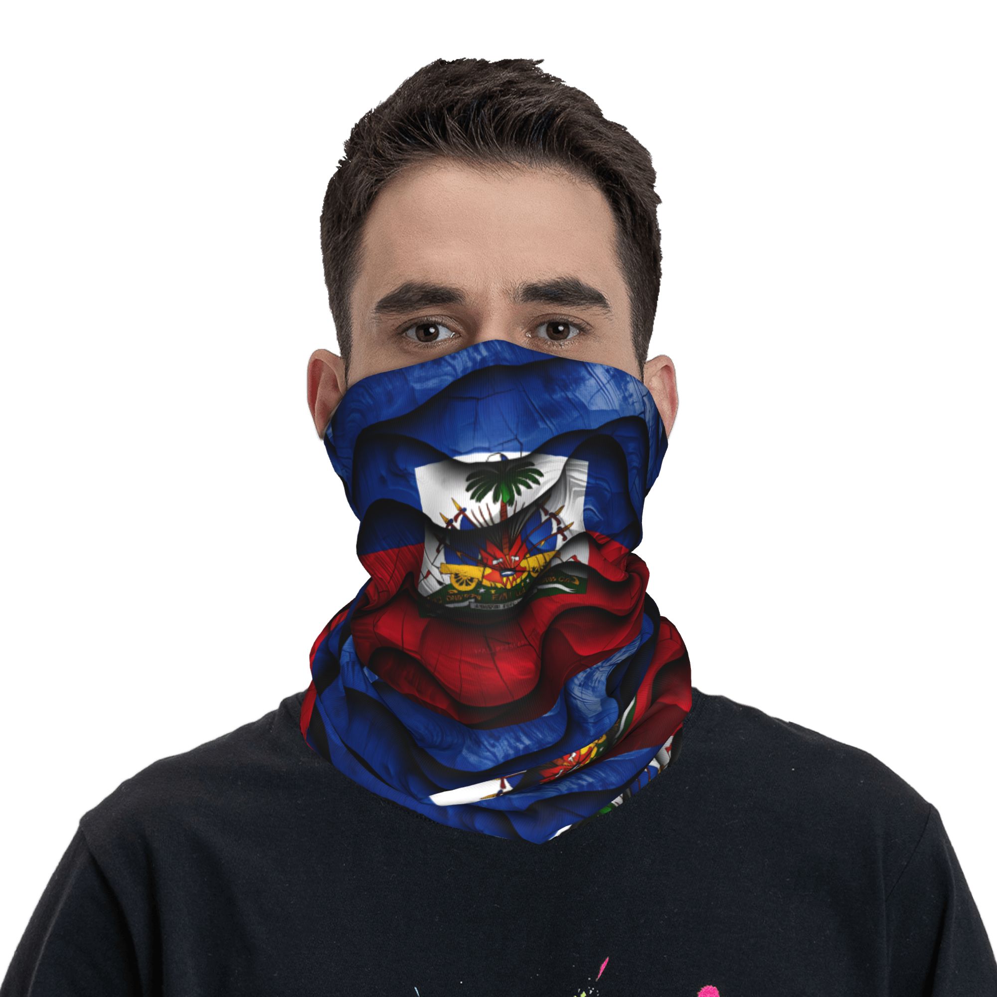 Haïtiaanse vlag balaclava jach - Outdoor Hunting Prints recensie en prijs