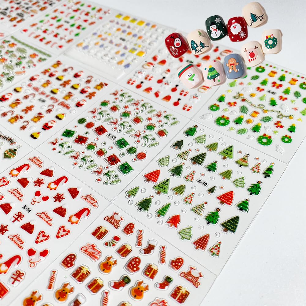 30 stuks Kerst Nail Art Sticke - Elk Bugle Call recensie en prijs